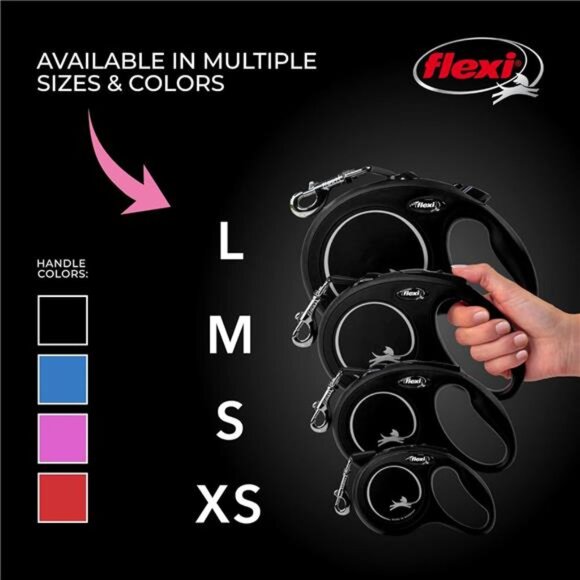 New Classic Tape Retractable Dog Leash for Large Dogs Upto 110 lbs. – 16 ft. - Picture 6 of 7